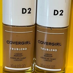New Set 2 Covergirl Trublend Liquid Makeup Foundation Sun Beige D2 Full Size